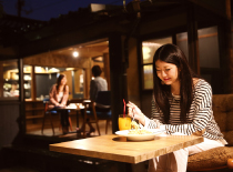 「夜ランチ」のできる、出雲市のcafe LinQ Takasegawa